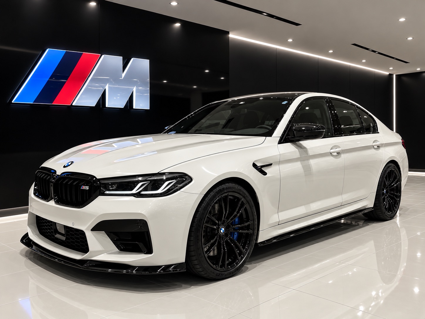White BMW M5 – ASR Detailing, car valeting and paint correction in Thanet, Kent